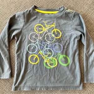 Bicycle long sleeve tee 4T boys (Tea)